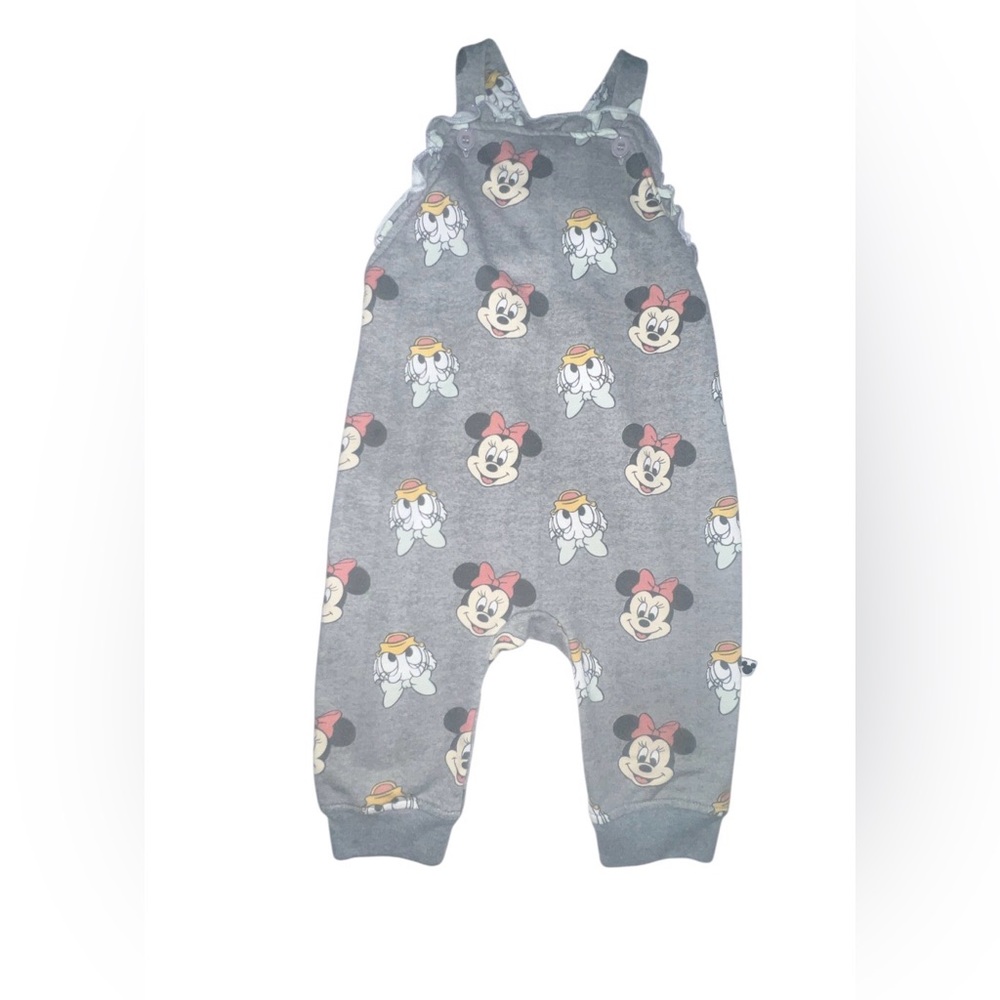 Gray Disney Minnie Mouse Kids Romper